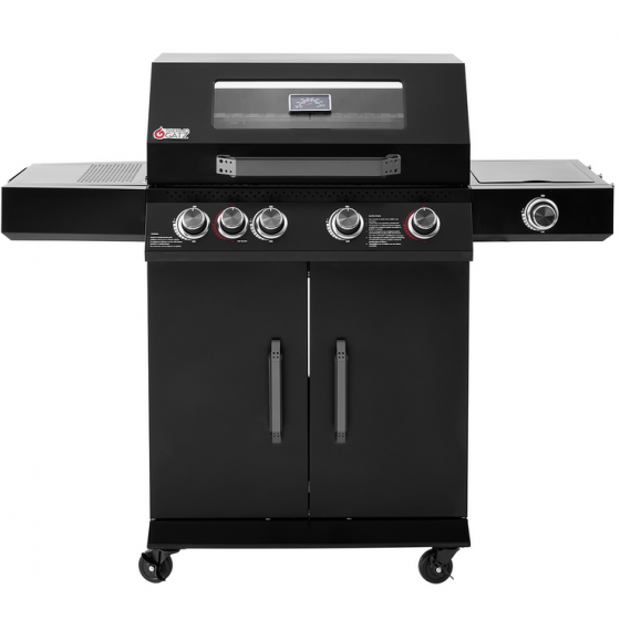 THERMOGATZ GS GRILL ABYSS VIEW Ψησταριά Υγραερίου με 4 Εστίες και Πλαϊνό Μάτι 19kW